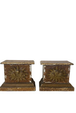 Gilded Baroque Pedestal, France c1800