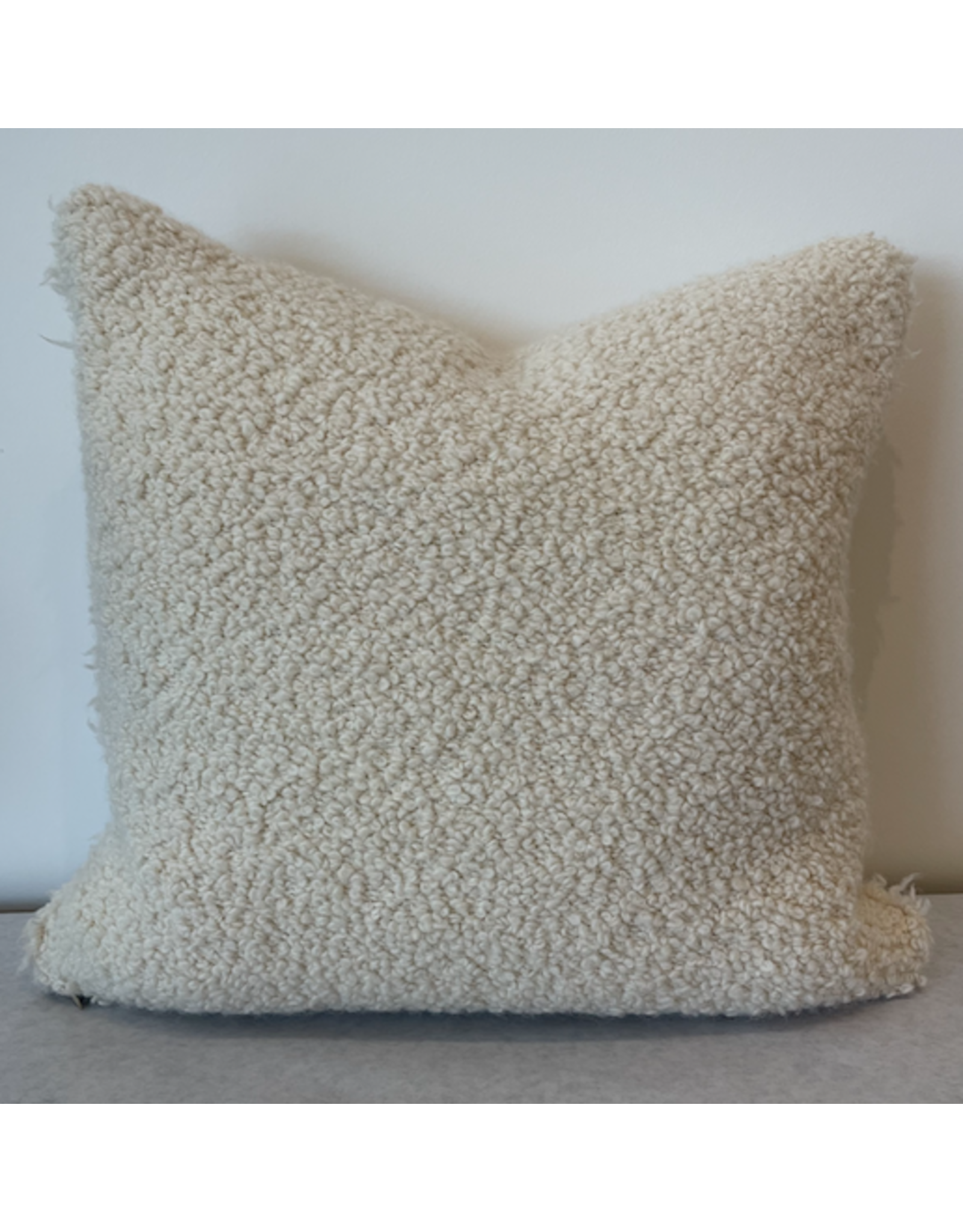 Kurlisuri Cotton & Alpaca Creme Pillow 19 x 19