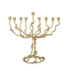Wisteria Gold Menorah (L)