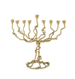 Wisteria Gold Menorah (L)