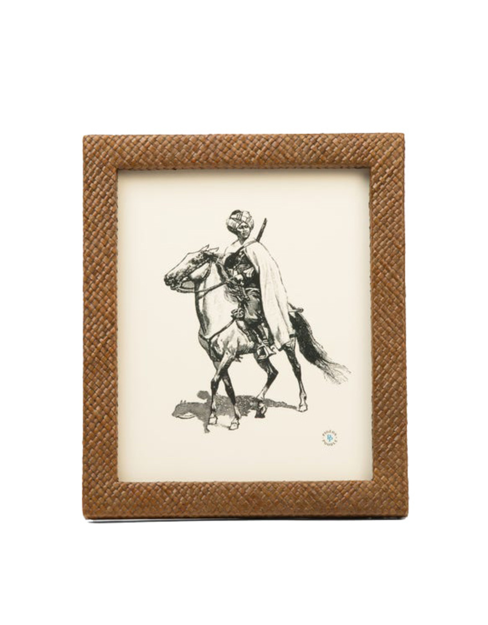 Natural Woven Pandan Oak Frame, 8 x 10