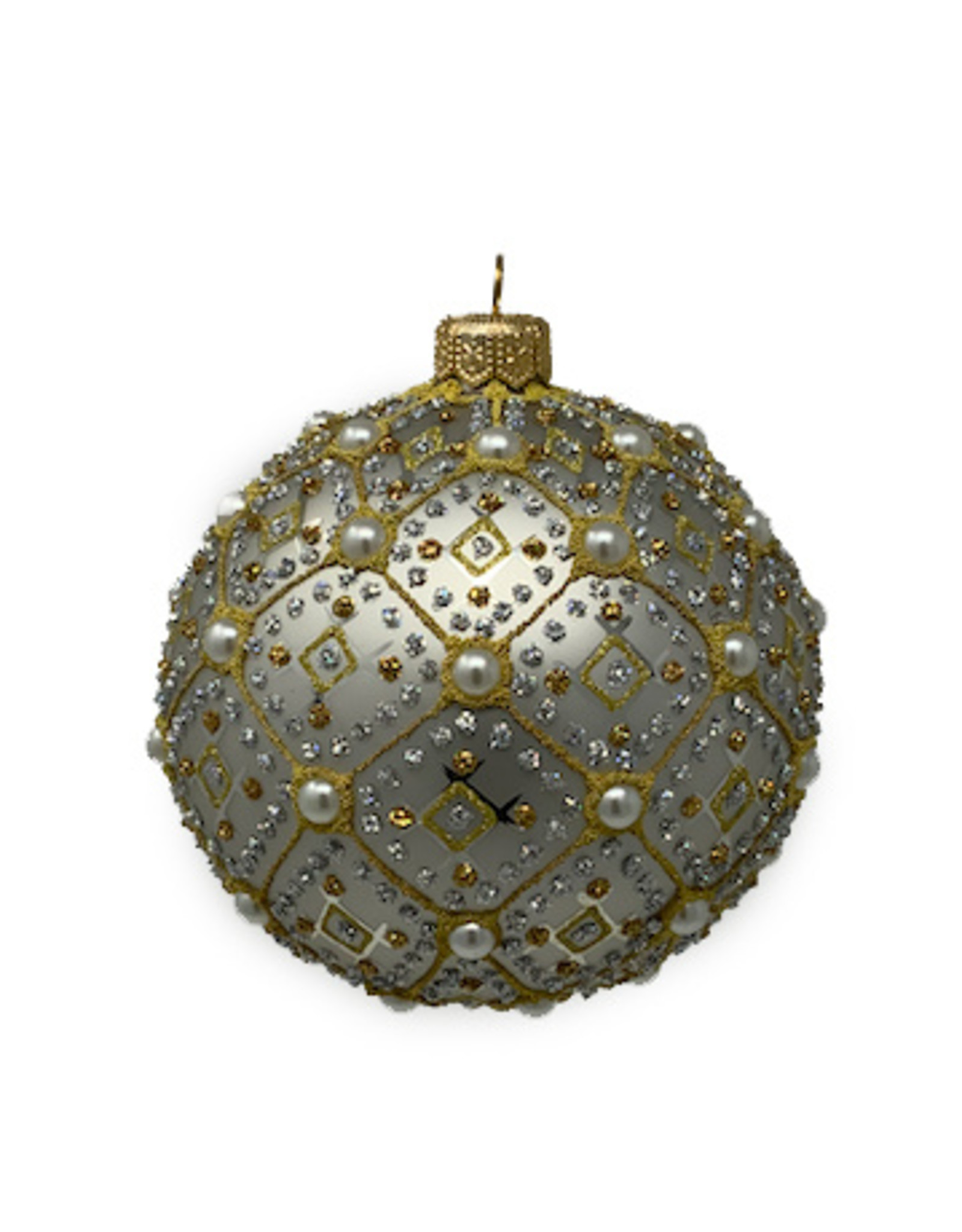 Pearl Silver Ornament
