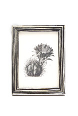 Black & White Laquered Veneer Frame, 5 x7