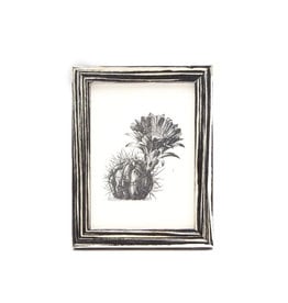 Black & White Laquered Veneer Frame, 5 x7