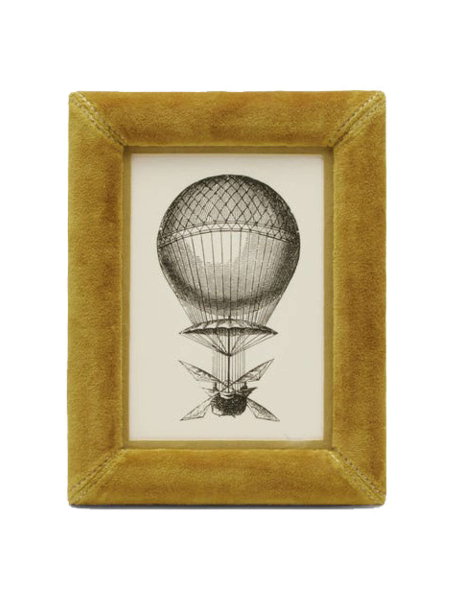 Ochre Velvet Frame, 5 x 7