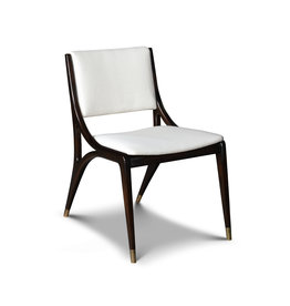 Bavent Side Chair w/ White Linen