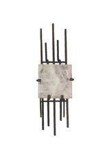 Rock Crystal & Iron Vierzon Sconce, Pair (L)