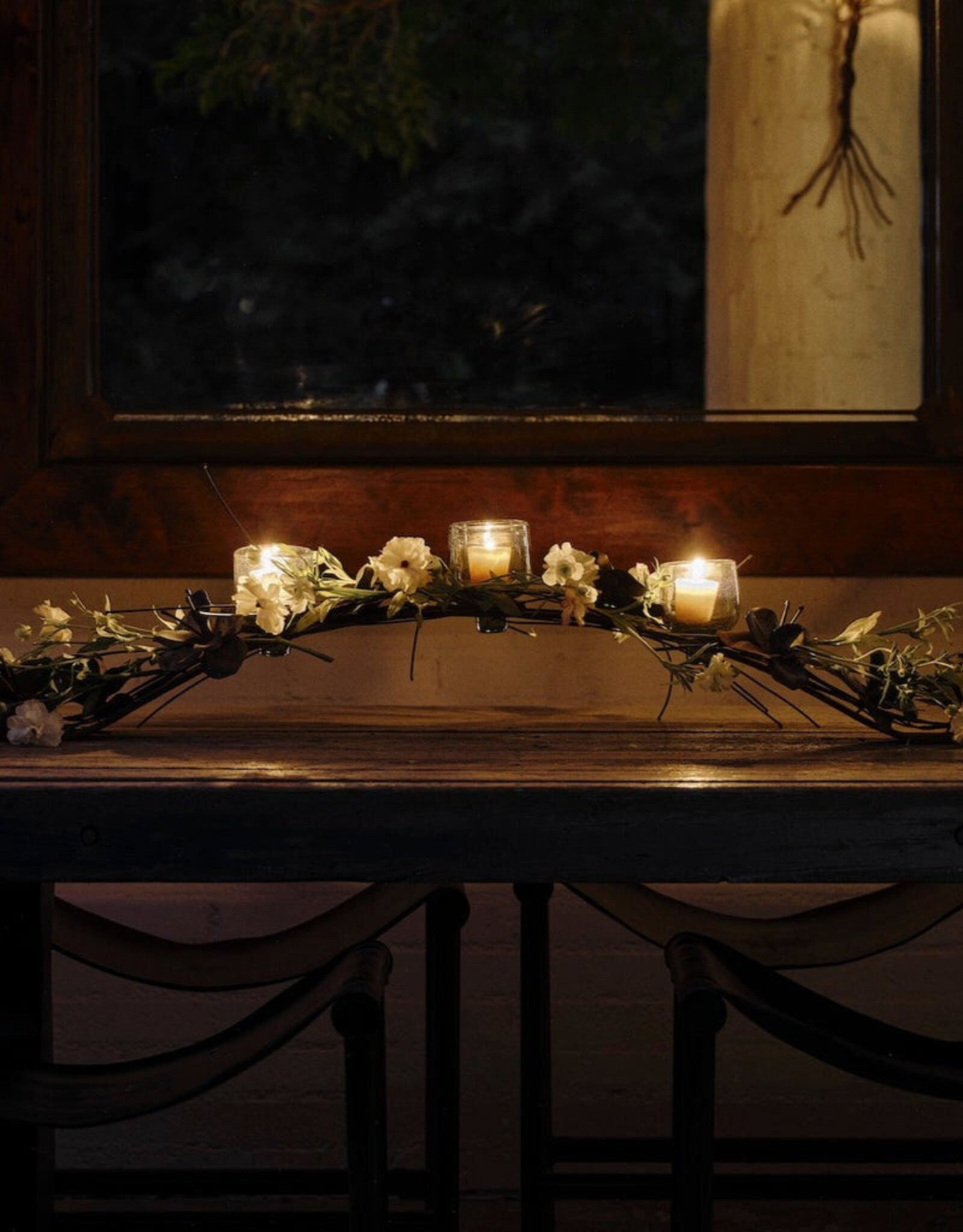 Rambling Rose Candelabra