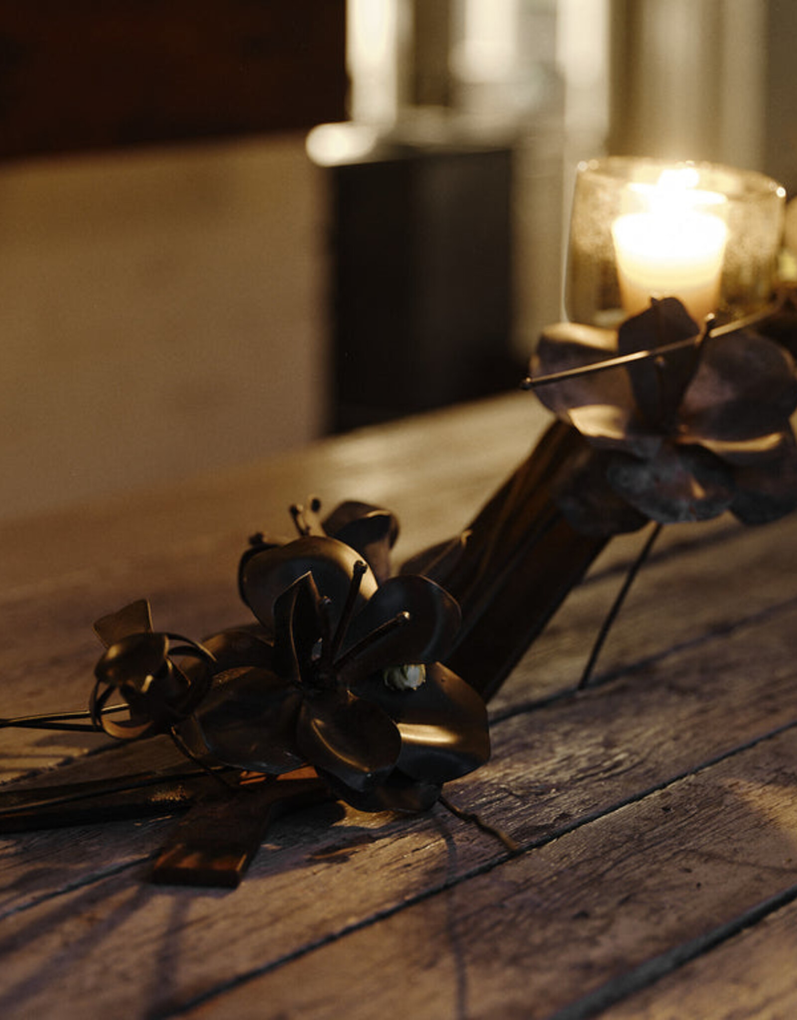 Rambling Rose Candelabra