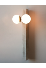 Conduit Sconce w/ Two Clear Globes