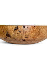 Maple Burl Open Rim Bowl w/ Bark Inclusions