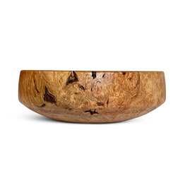 Maple Burl Open Rim Bowl w/ Bark Inclusions