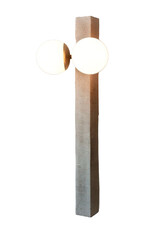 Conduit Sconce w/ Two Clear Globes (L)