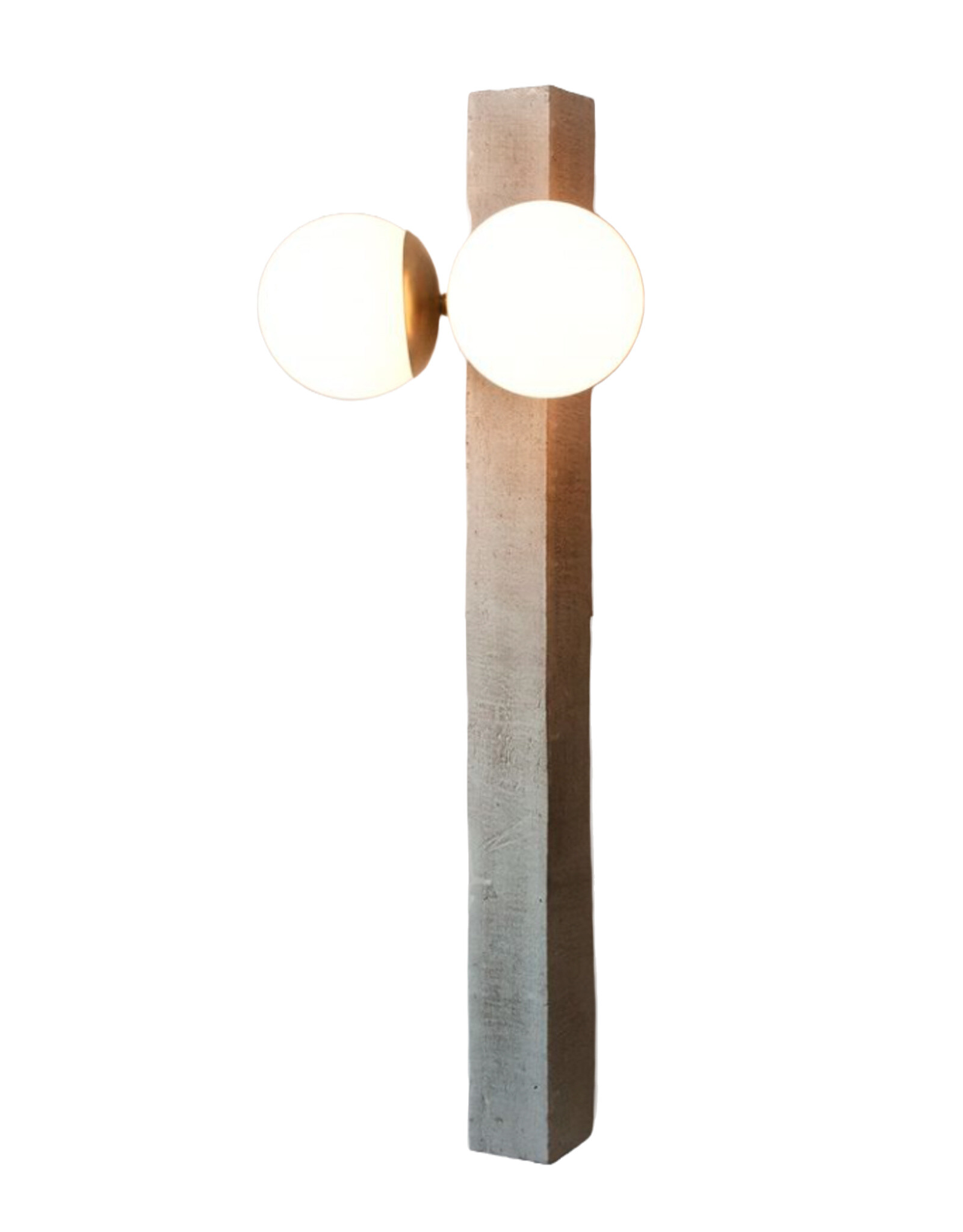 Conduit Sconce w/ Two Clear Globes (L)