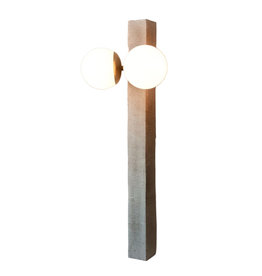 Conduit Sconce w/ Two Clear Globes (L)