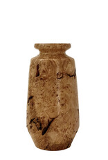Maple Burl Narrow Fluted Rim Vase