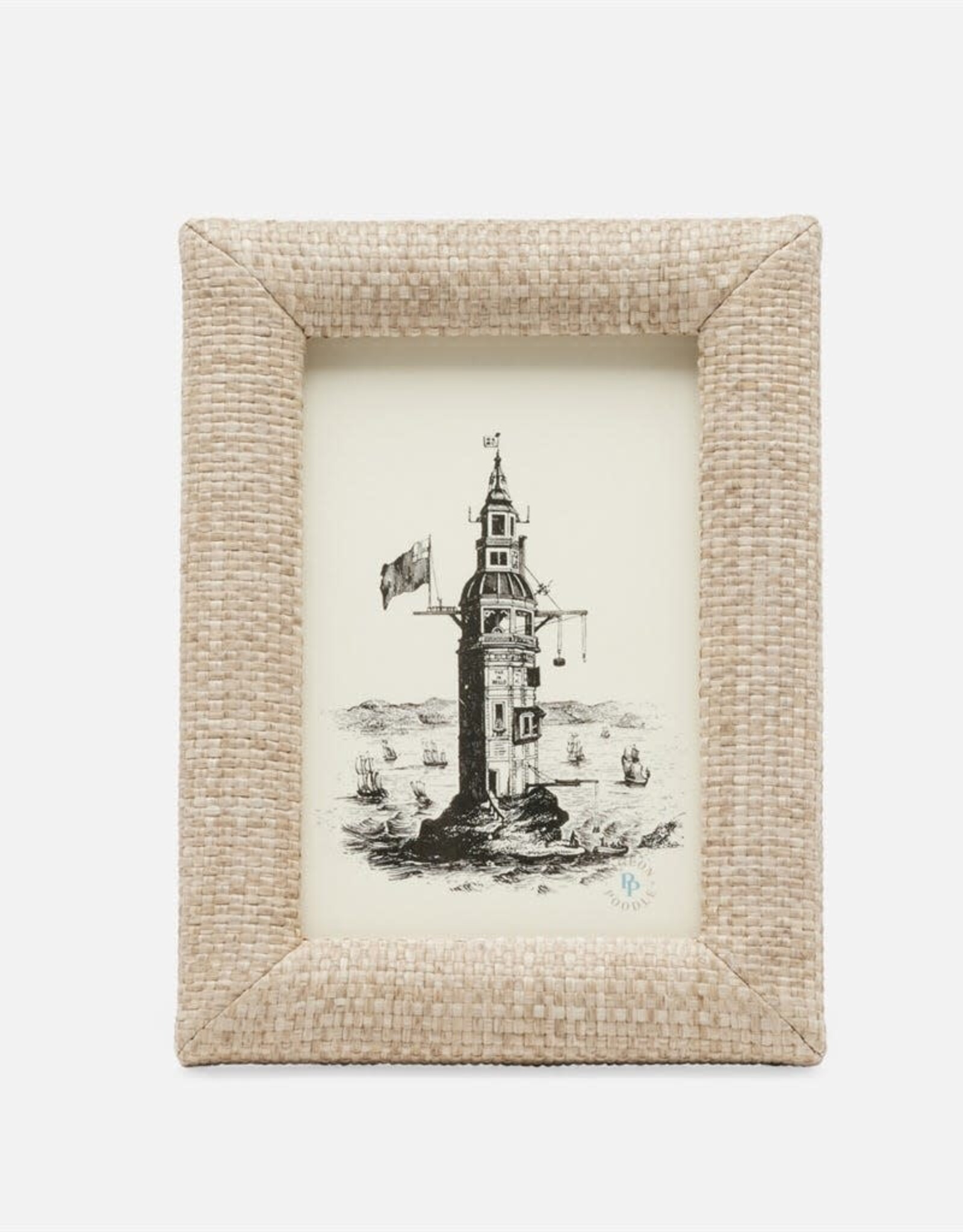 Raffia Frame, Ash 4 x 6