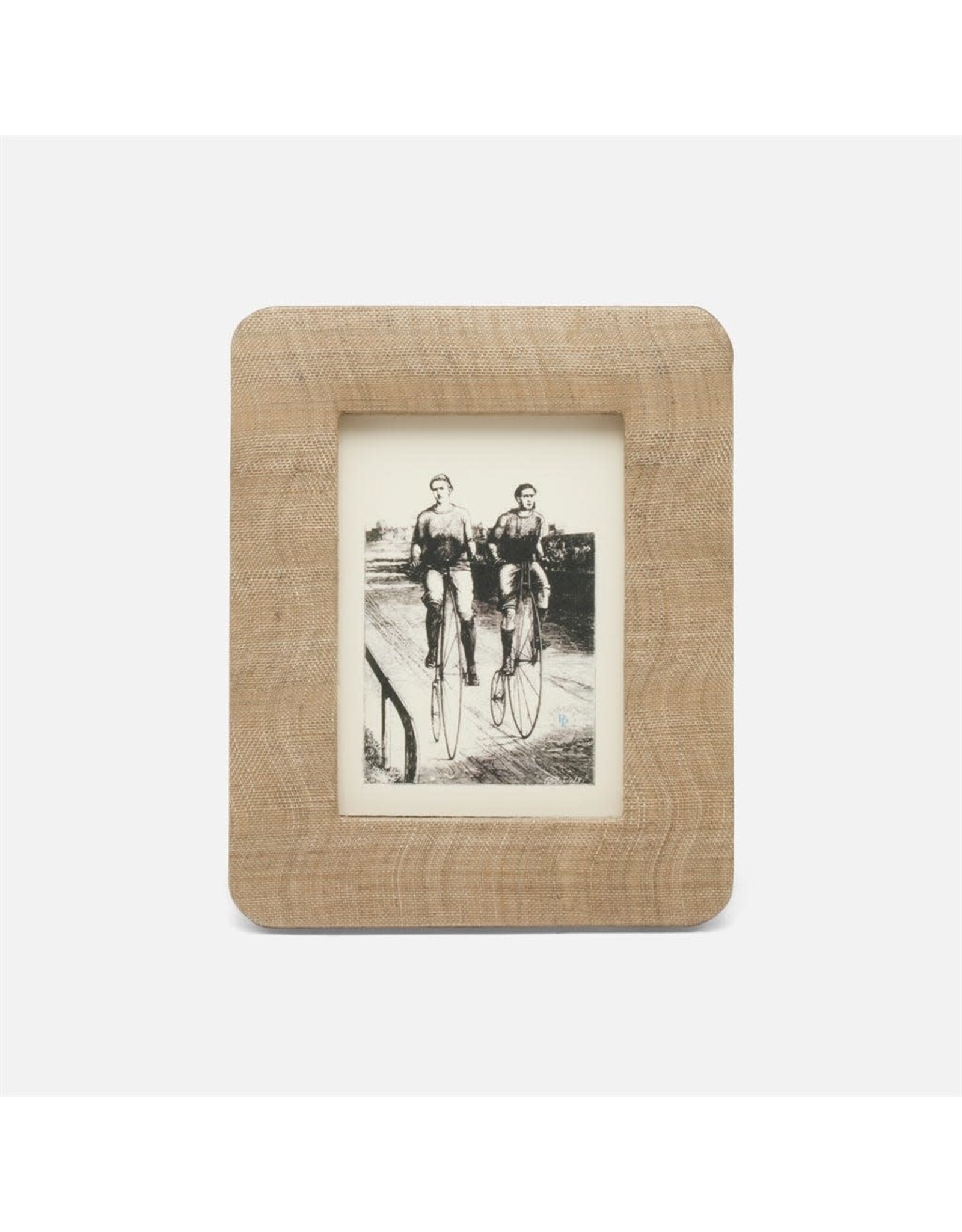 Halle Silken Abaca Frame, Sand 5 x 7