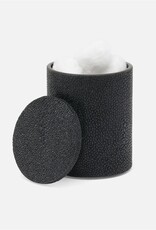 Shagreen Canister, Black