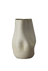 Everly Vase Raw Blanc L