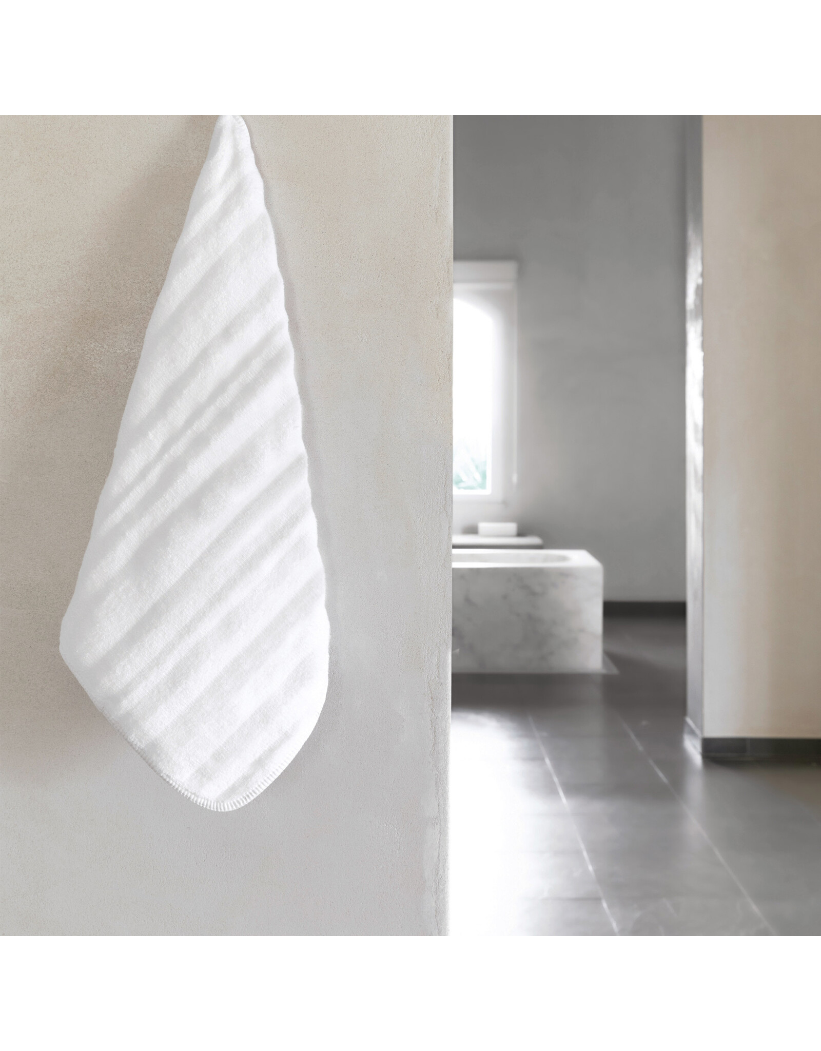 Alentejo Washcloth, White 12x12