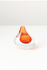 Droplet Vessel, Tangerine 5"