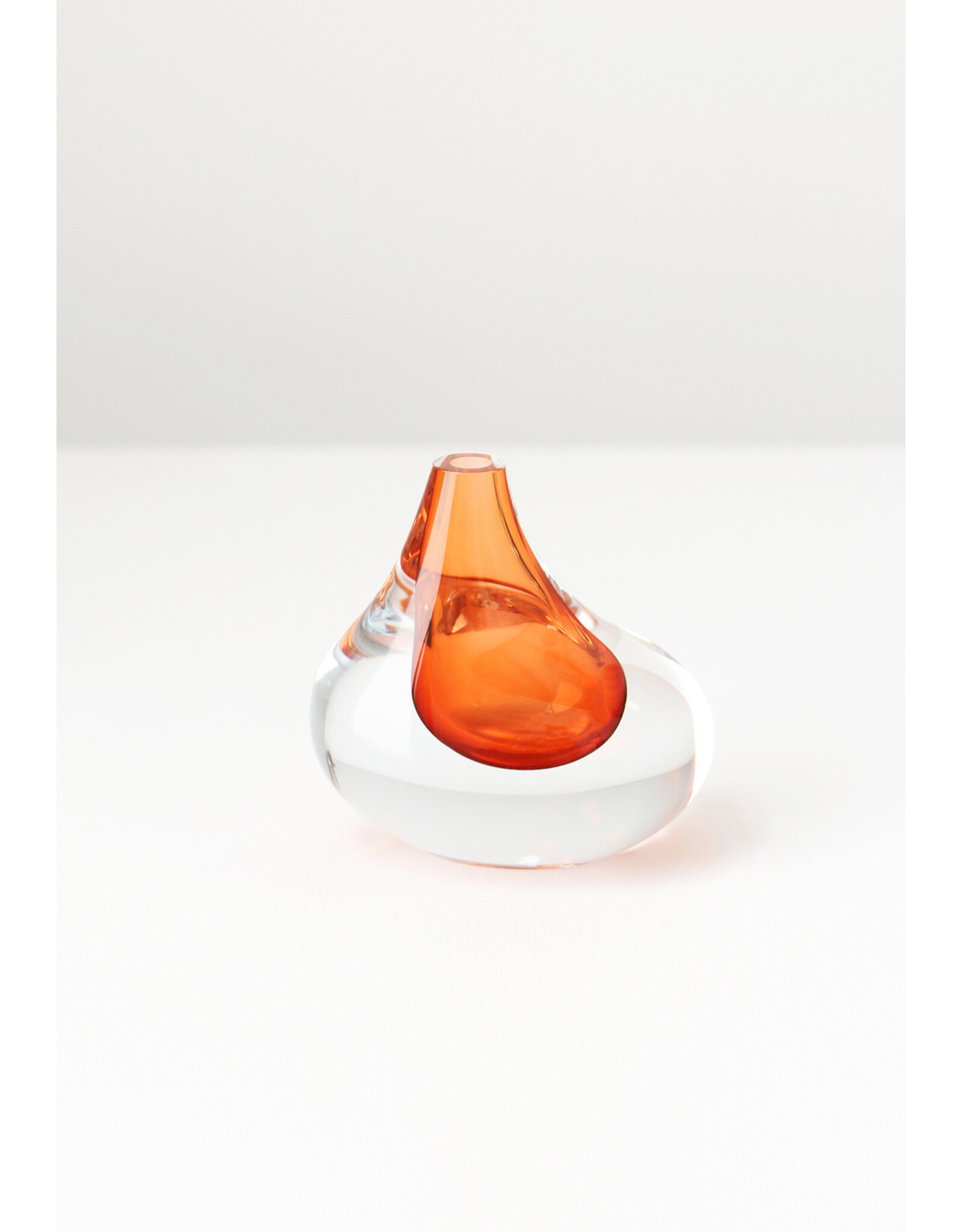 Droplet Vessel, Tangerine 5"