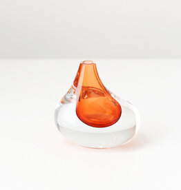 Droplet Vessel, Tangerine 5"