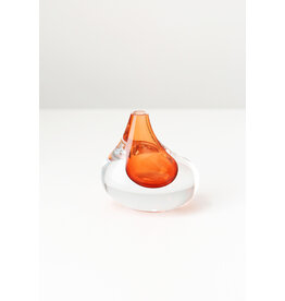Droplet Vessel, Tangerine 5"