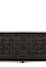 Queretano II Buffet with 4 Doors, Ebony