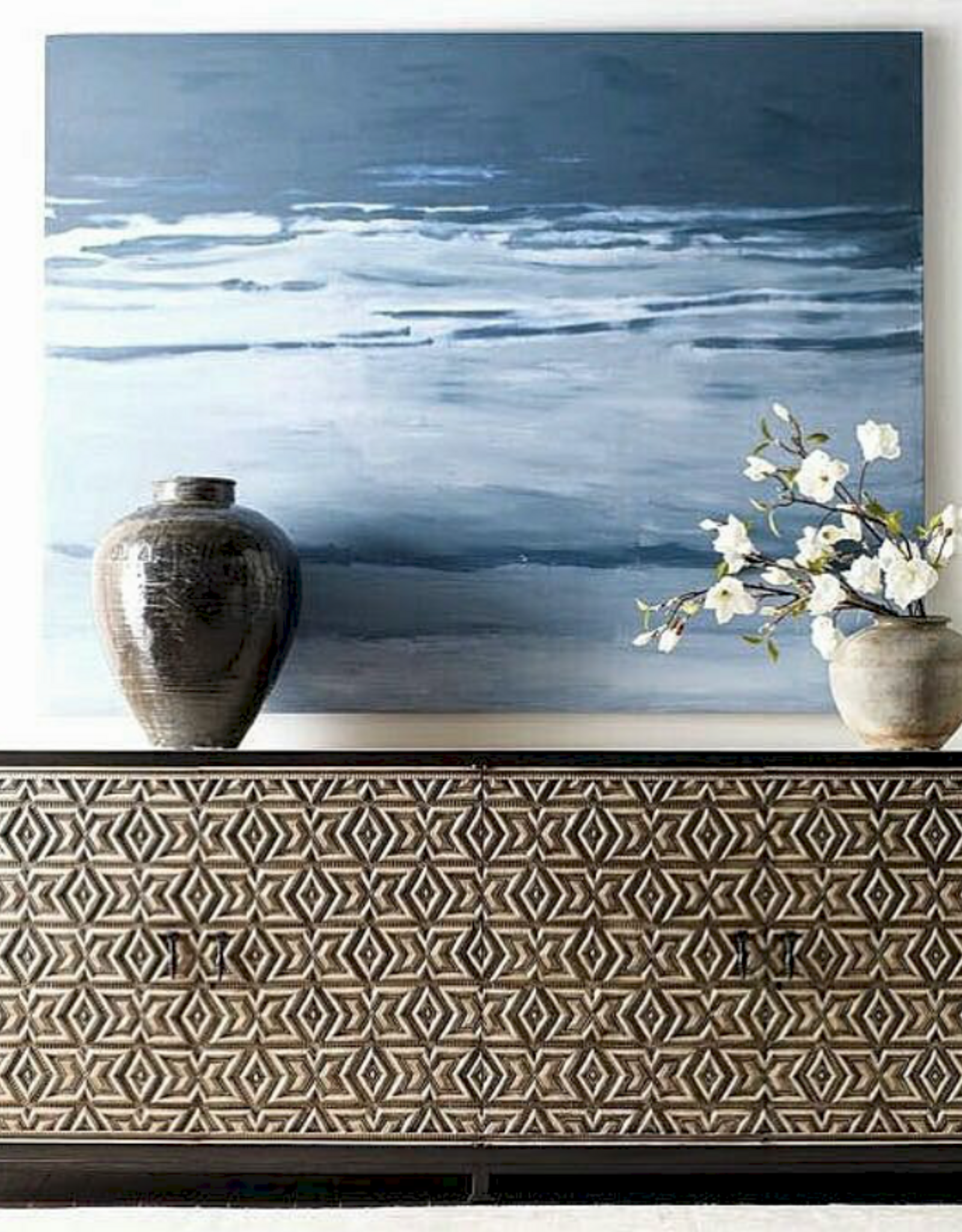 Queretano II Buffet with 4 Doors, Ebony