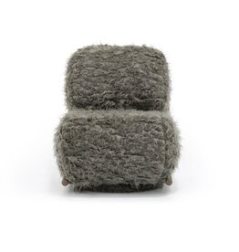 Leo Swivel Club Chair Walnut