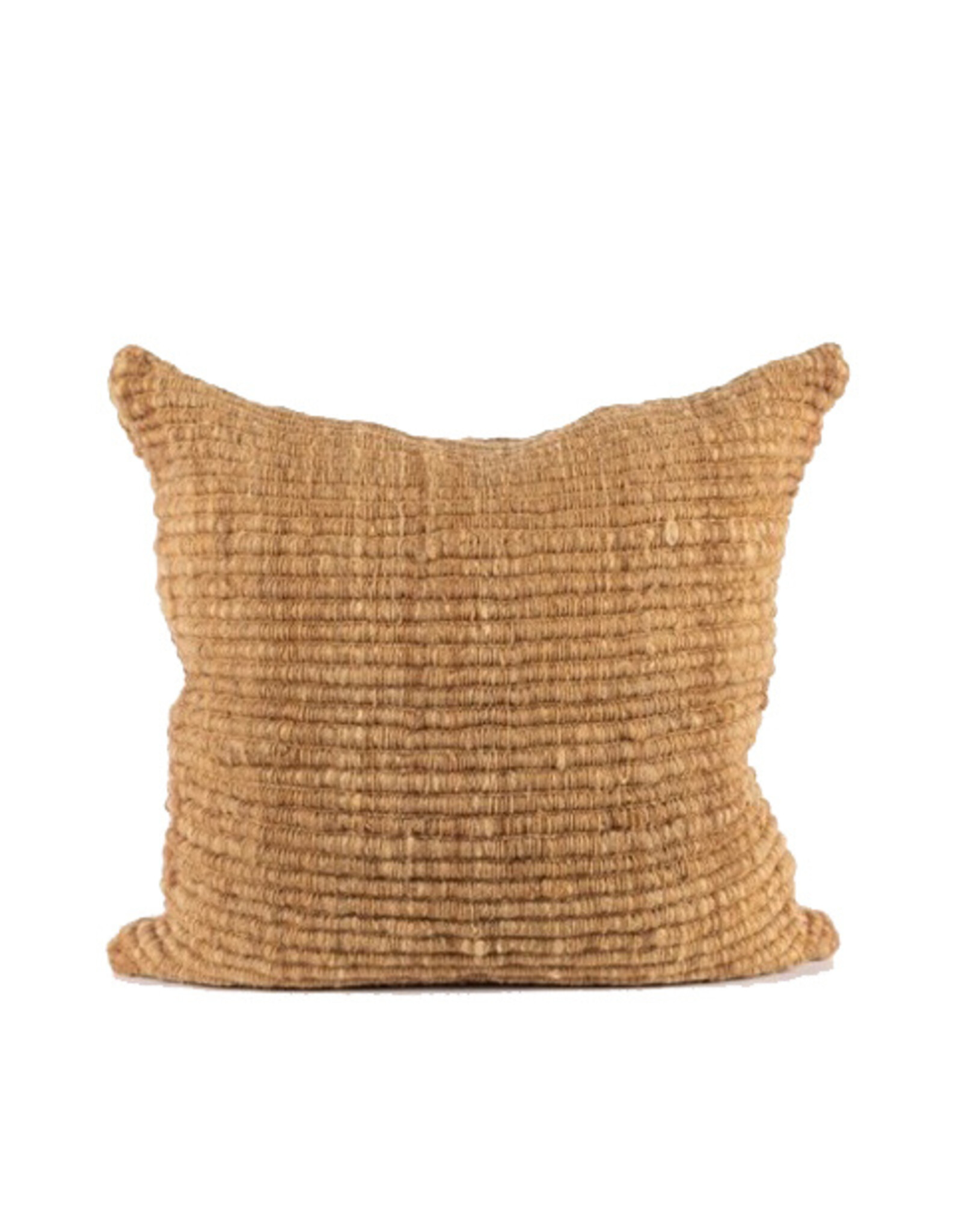 Gold Ribbed Textured Pillow, Chile 26x26