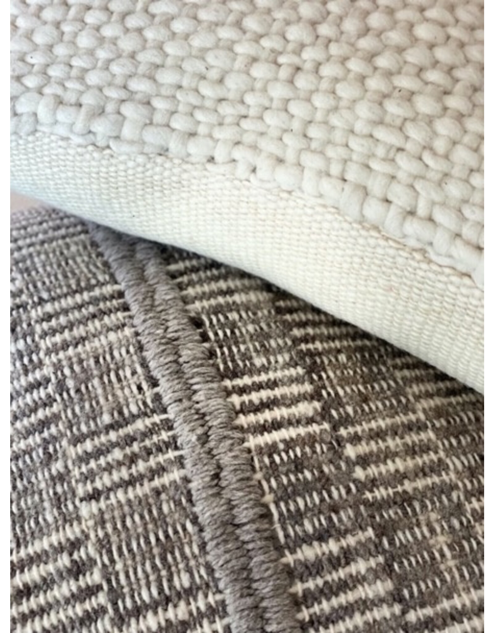 Makun Stripes Grey/White Pillow, Chile 24x15