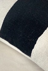 Makun Lazo Black Stripe Pillow, Chile 26 x 26