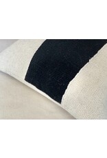Makun Lazo Black Stripe Pillow, Chile 26 x 26