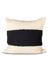 Makun Lazo Black Stripe Pillow, Chile 26 x 26