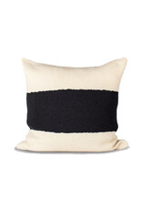 Makun Lazo Black Stripe Pillow, Chile 26 x 26