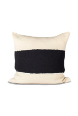 Makun Lazo Black Stripe Pillow, Chile 26x26