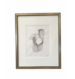 Ted, Ink & Gouache on Paper, Jean Paul Parent