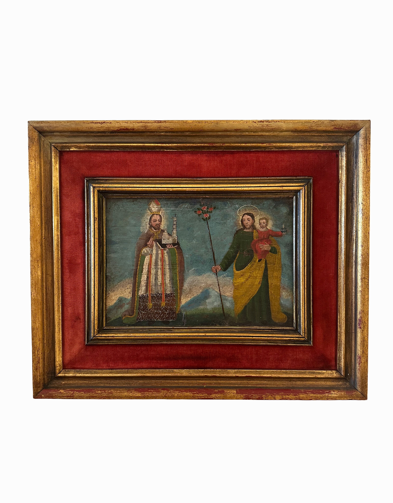 Spanish Colonial Retablo, 19th C