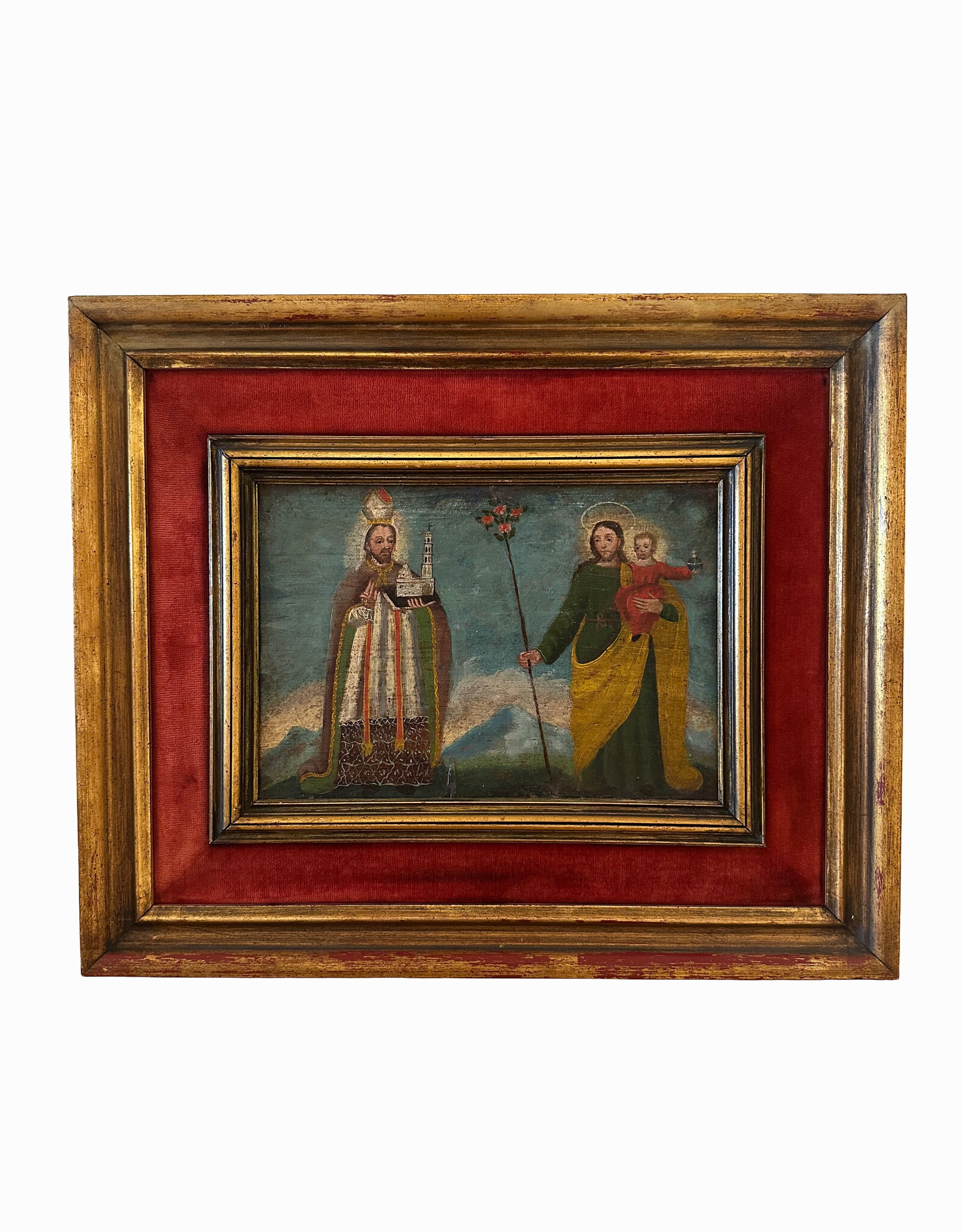 Spanish Colonial Retablo, 19th C