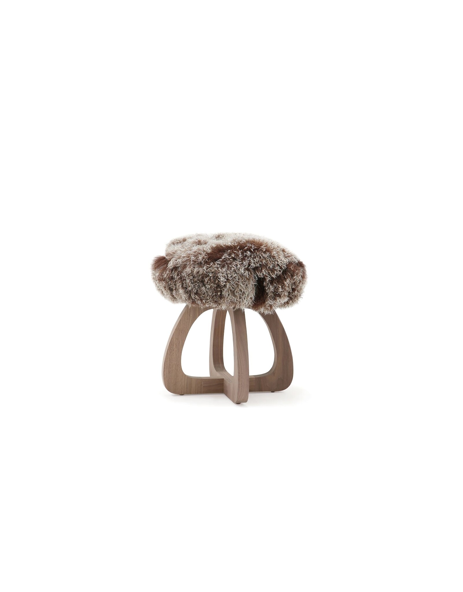 Tarifa Dining Stool, Natural Sheepskin