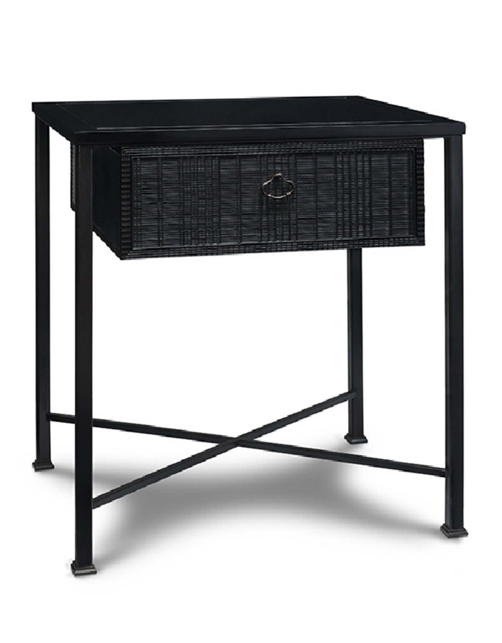 Porto Night Stand, Pure Black