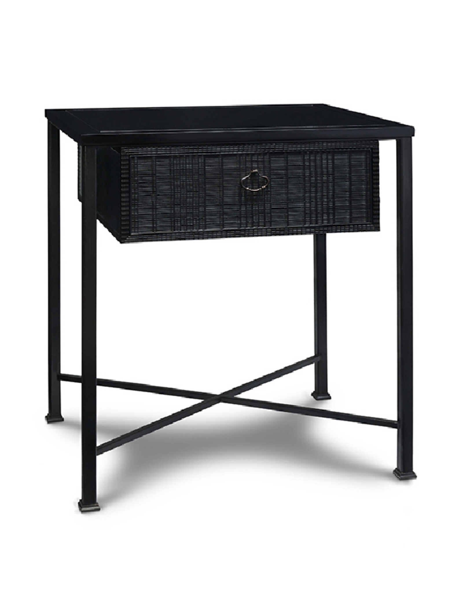 Porto Night Stand, Pure Black