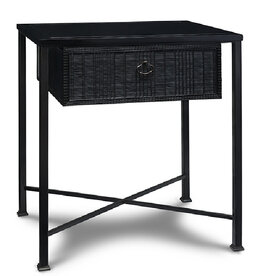 Porto Night Stand, Pure Black