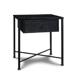 Porto Night Stand, Pure Black