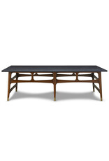 Alzey Cocktail Table, Dark Distressed (L)