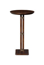 Monza Auxiliary Table, Rustic White (C)