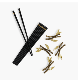 Zen Garden Chopsticks & Stand, Set of 4